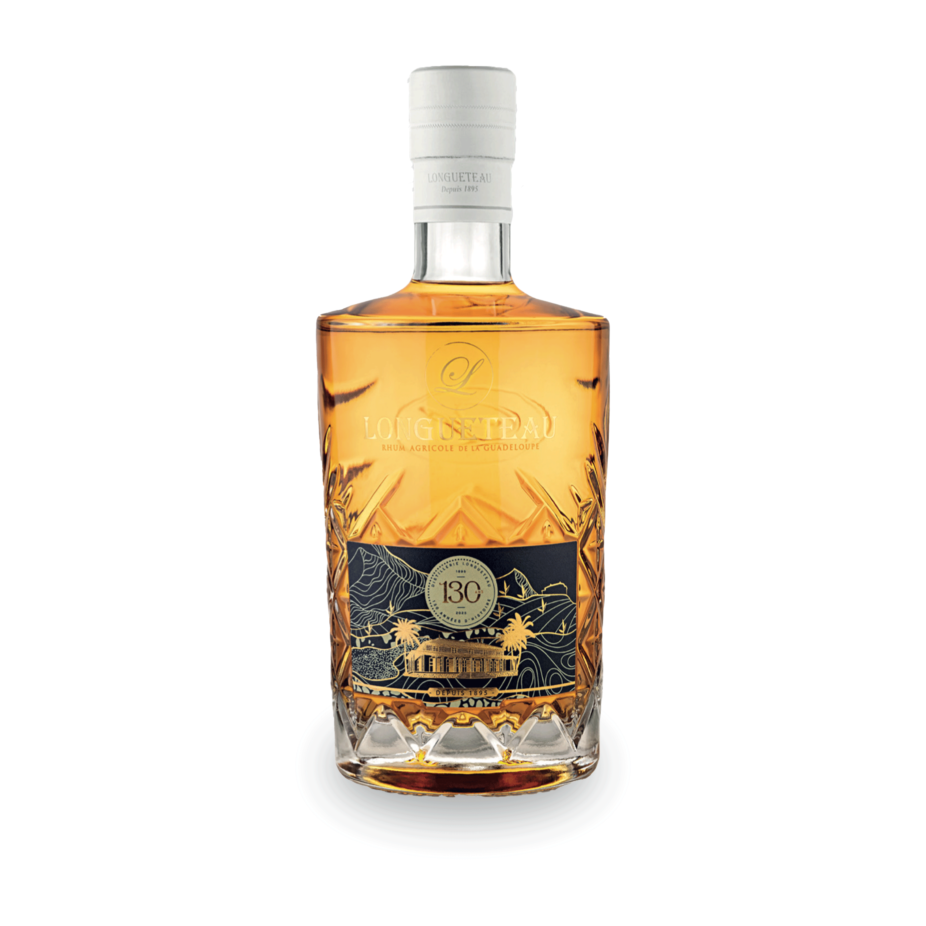 LONGUETEAU – RHUM VIEUX – 130ème ANNIVERSAIRE- ÉDITION LIMITÉE – 57,4°