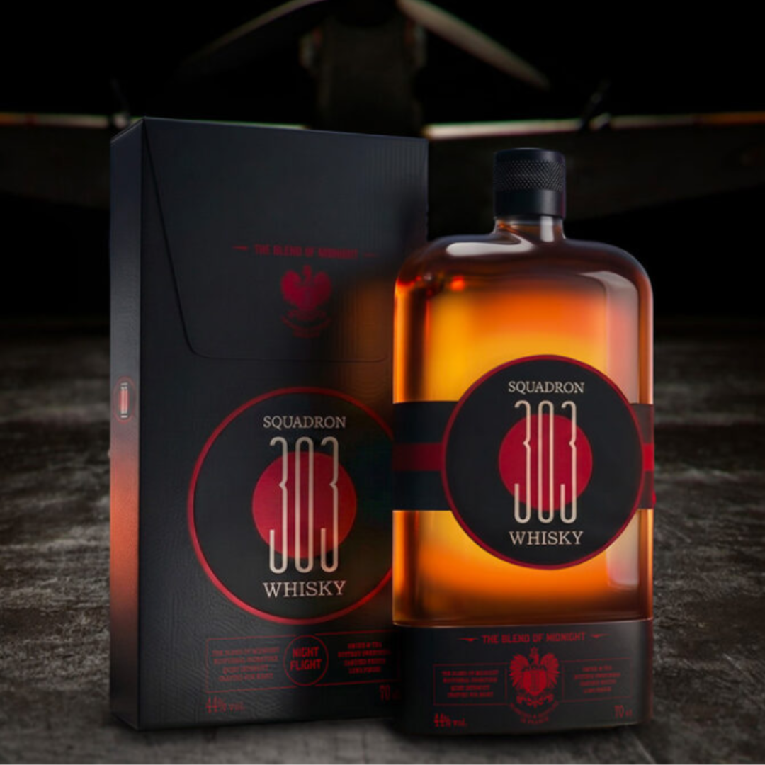 WHISKY 303 SQUADRON – BLEND OF MIDNIGHT – ÉDITION LIMITÉE – 44°