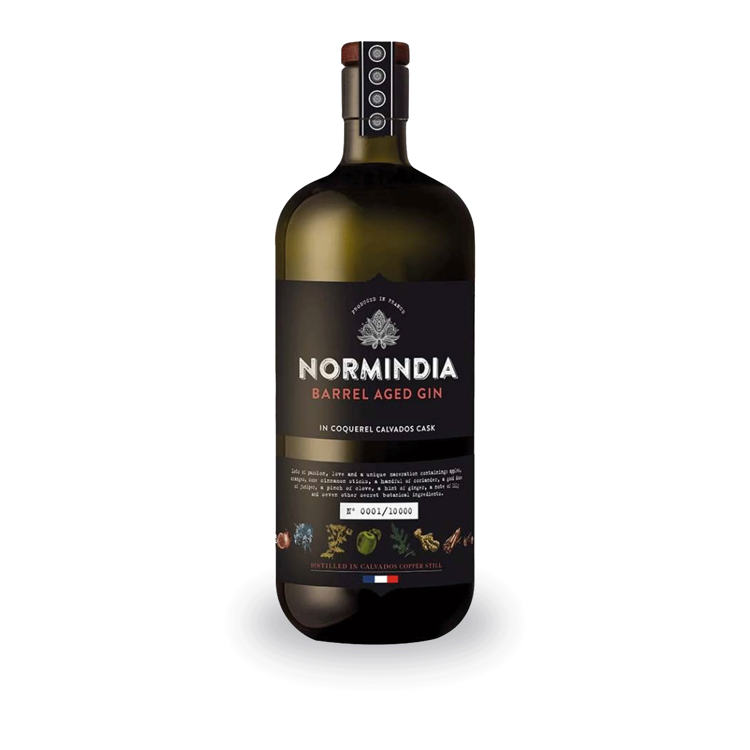 NORMINDIA – GIN NORMAND – BARREL AGED – 44,1%