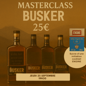 MASTERCLASS BUSKER + "INITIATION COCKTAIL" - 25 SEPTEMBRE 2025 - PLACES